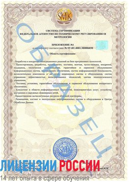 Образец сертификата соответствия (приложение) Шахты Сертификат ISO 27001